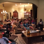 Pebblebrook Book Club - Plano, TX mid-Factime call with Karen Kondazian, discussing "The Whip"