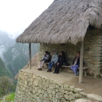 Meditating - My last morning at Machu Picchu