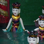 Saigon water puppets