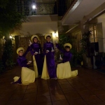 Vietnamese dancers at Henry Cabot Lodge House