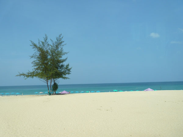 Phuket, Thailand. Beach where Tsunami struck