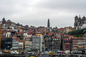 Historic Centre of Oporto from the Douro River - Oporto, Portugal