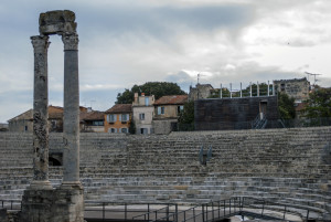 Roman amphitheater built in 90 AD - Arles, France