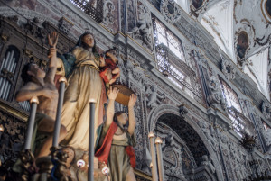 Statues at the Church of the Immaculate Conception - Palermo, Sicily