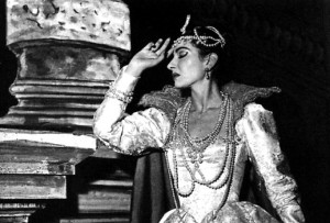 Maria Callas performing "Norma" at Teatro Massimo Opera House - Palermo, Sicily